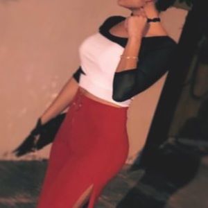 Crop top long sleeve